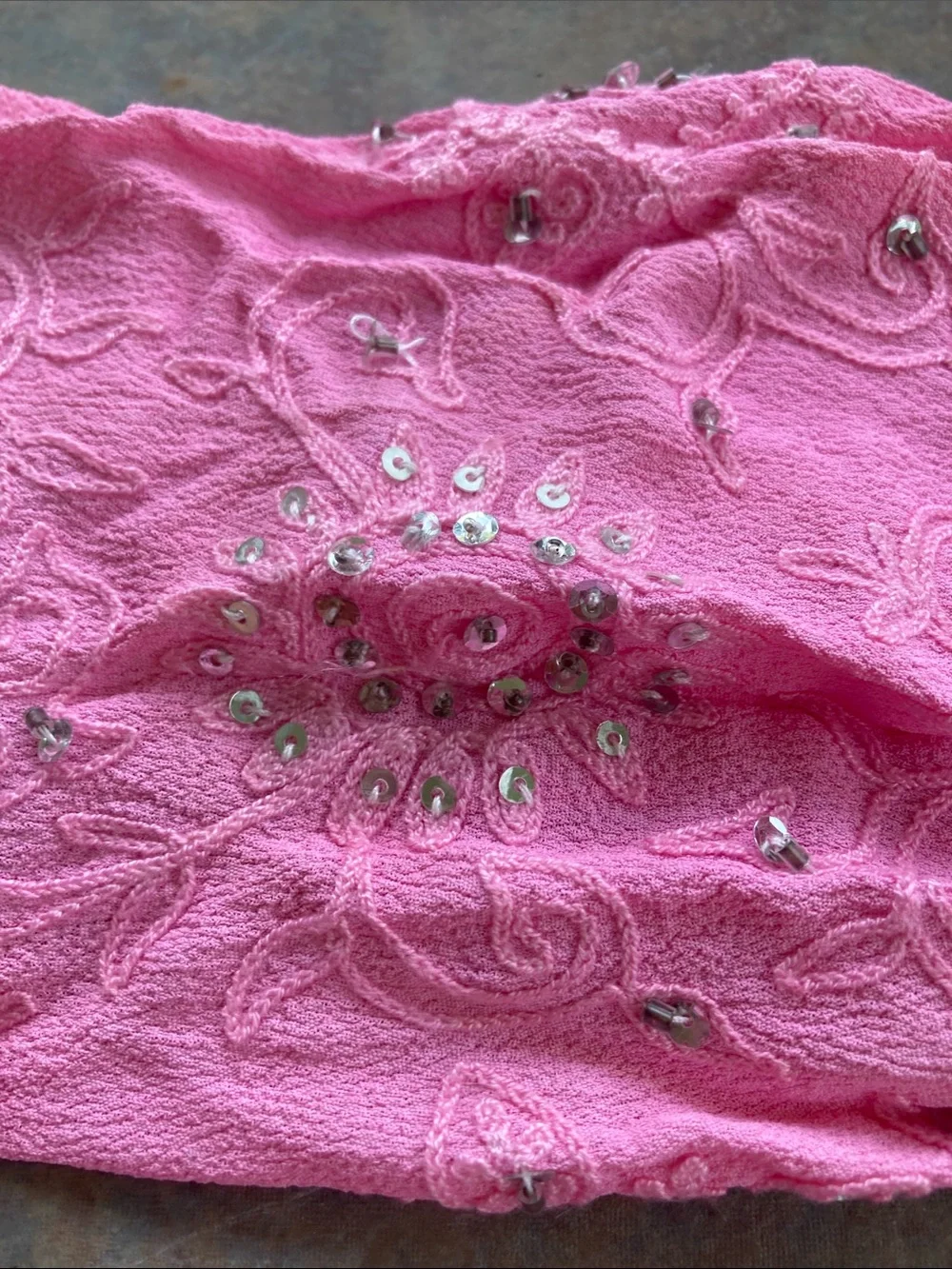 Pink & Cream Embroidered Salwar Kameez Set with Dupatta